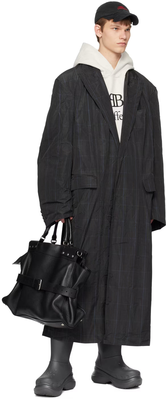 Gray Packable Coat