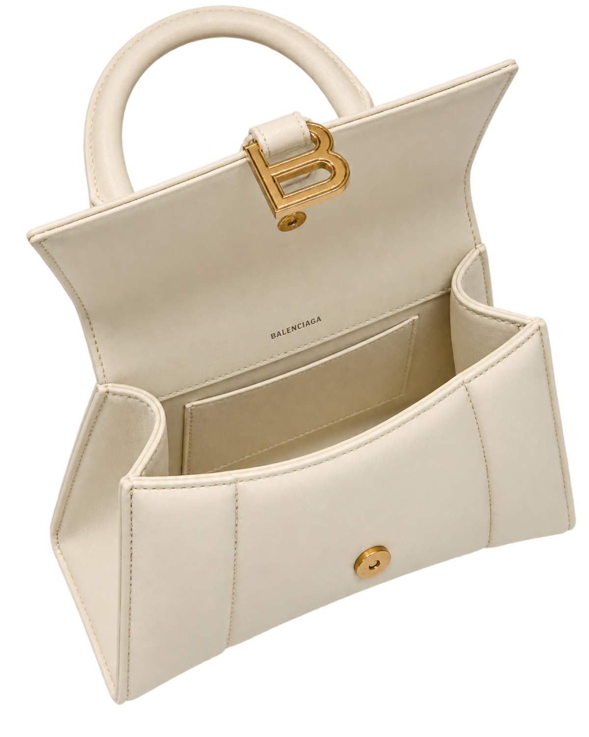 Balenciaga Small Padded Hourglass Top-Handle Bag