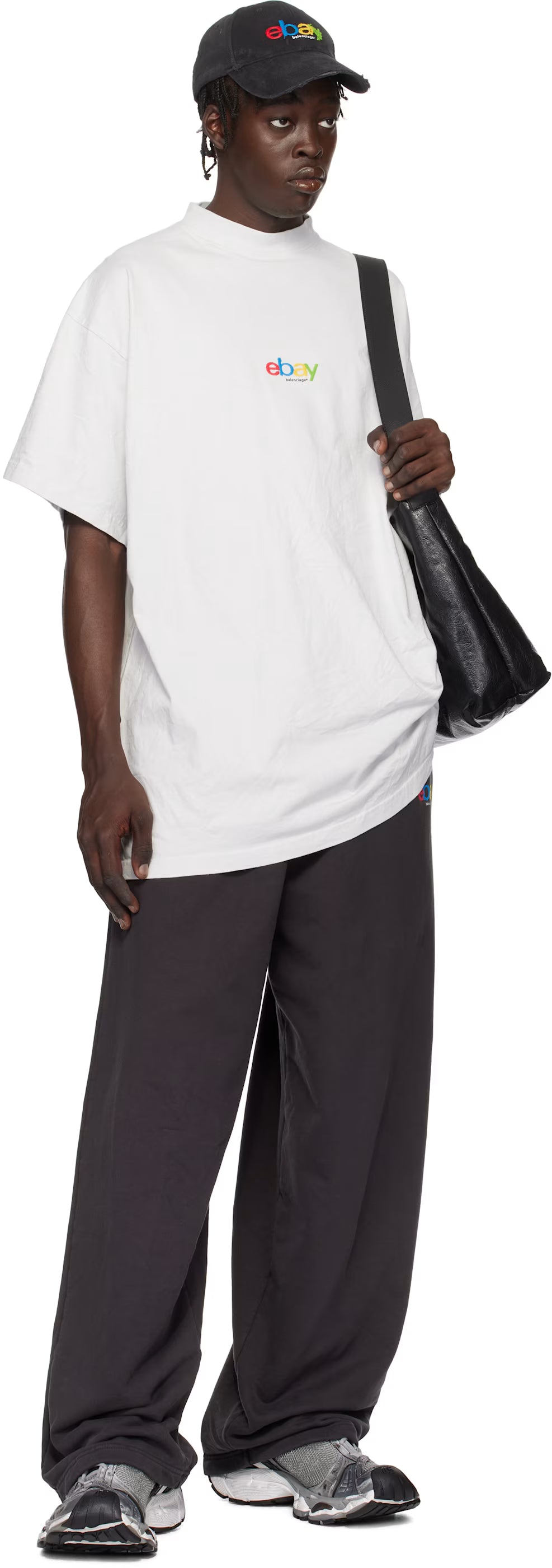 White eBay Edition Oversized T-shirt