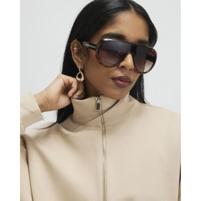Beige Premium Half Zip Top