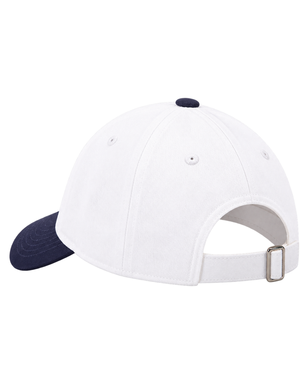 Beverly Script Hat - White/Navy