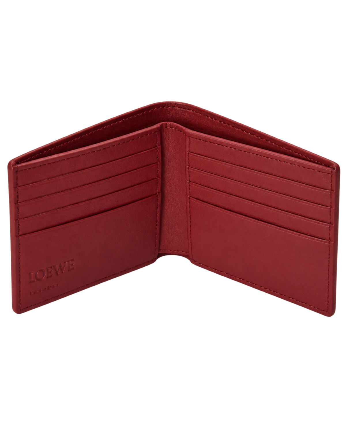 Bifold wallet in classic calfskin