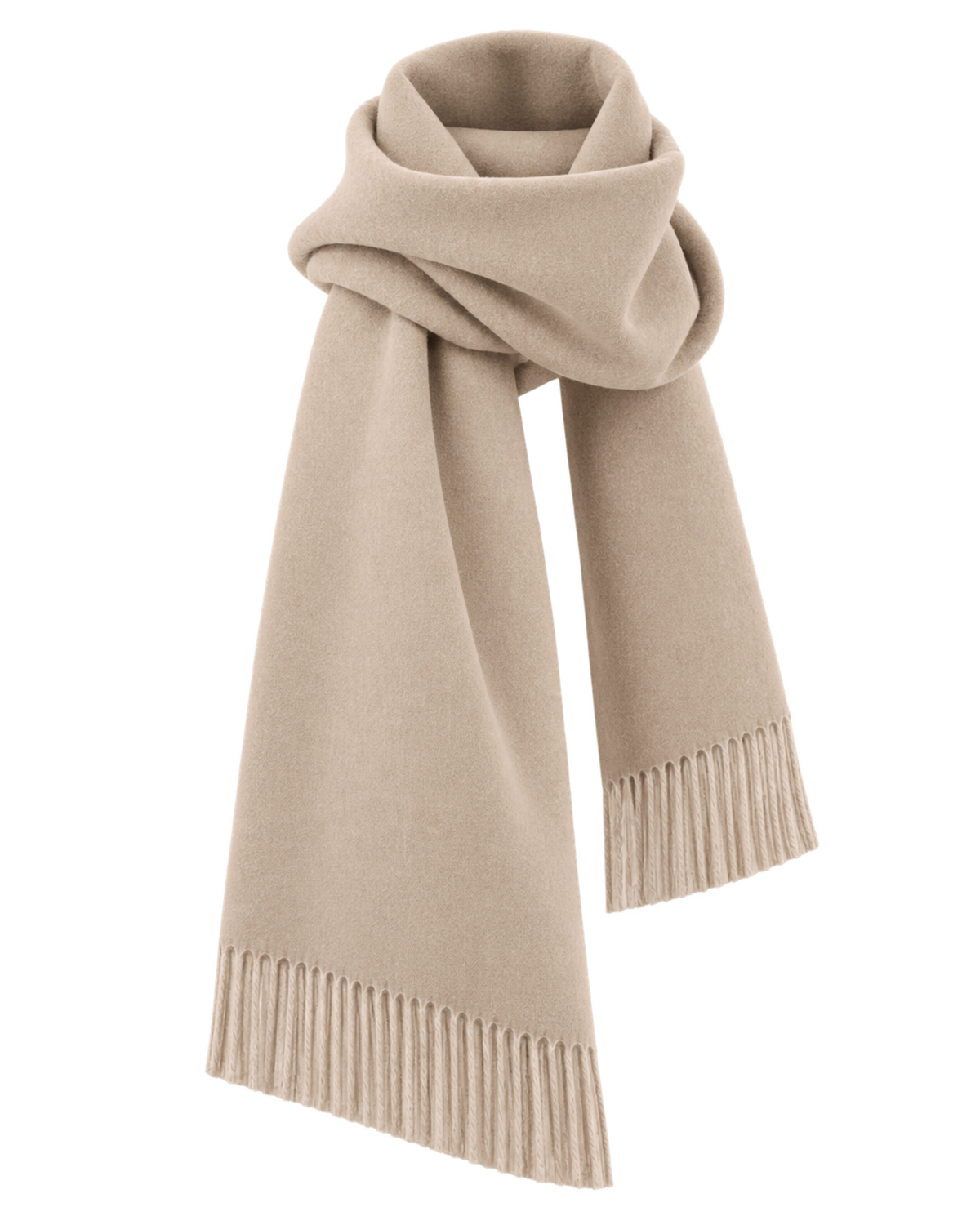 Big Serif Scarf - Ecru