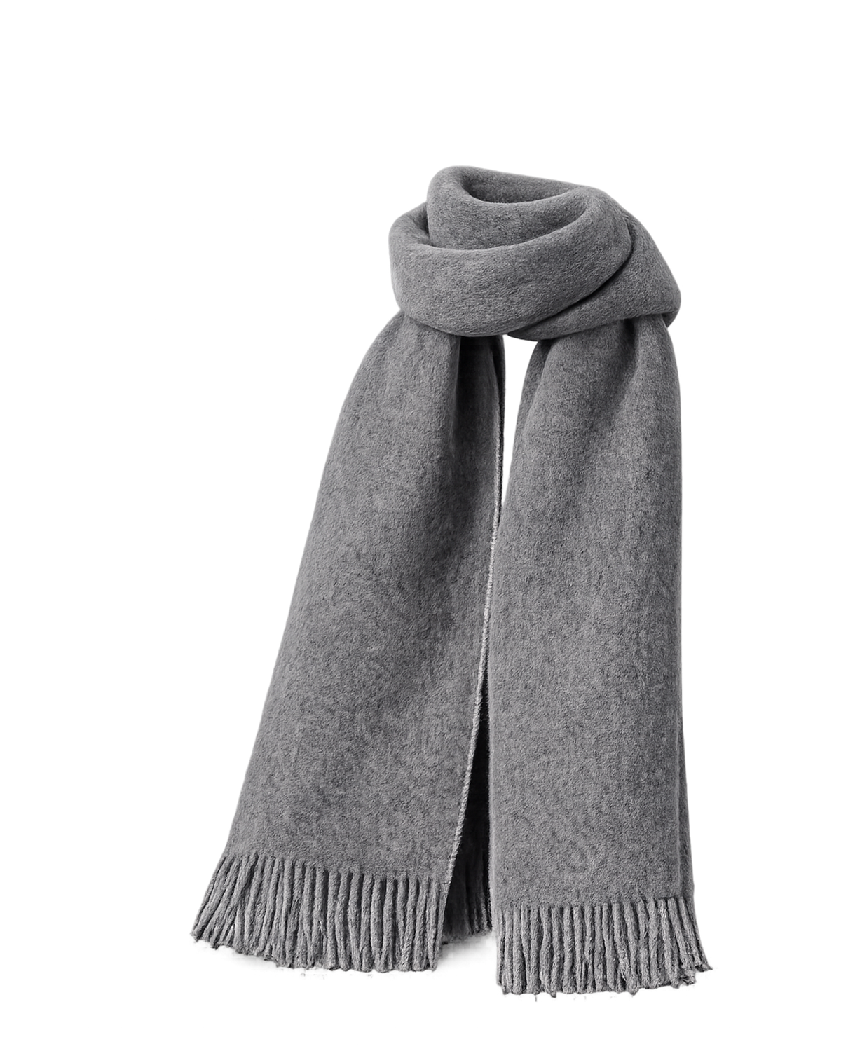 Big Serif Scarf - Gray