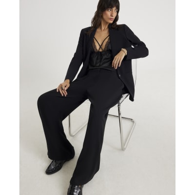 Black Edge To Edge Blazer
