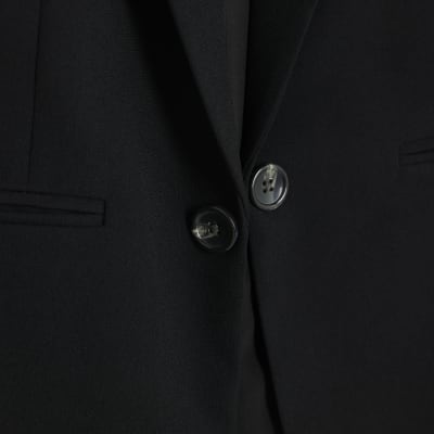 Black Edge To Edge Blazer