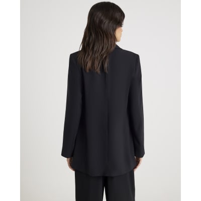 Black Edge To Edge Blazer