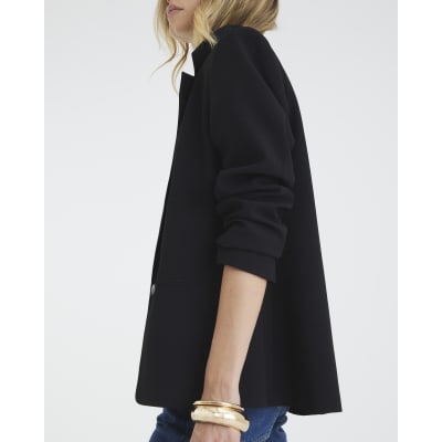 Black Edge To Edge Blazer