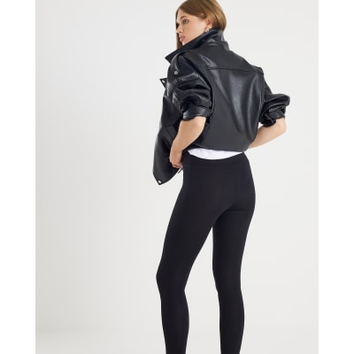 Black high waisted leggings