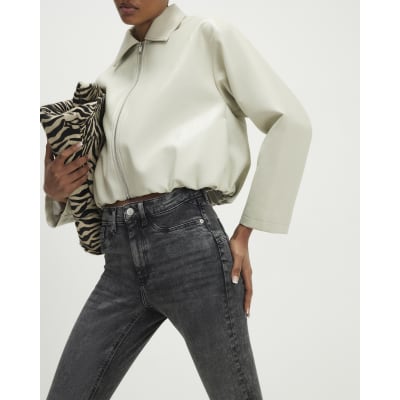 Black Mid Rise Sculpt Skinny Jeans