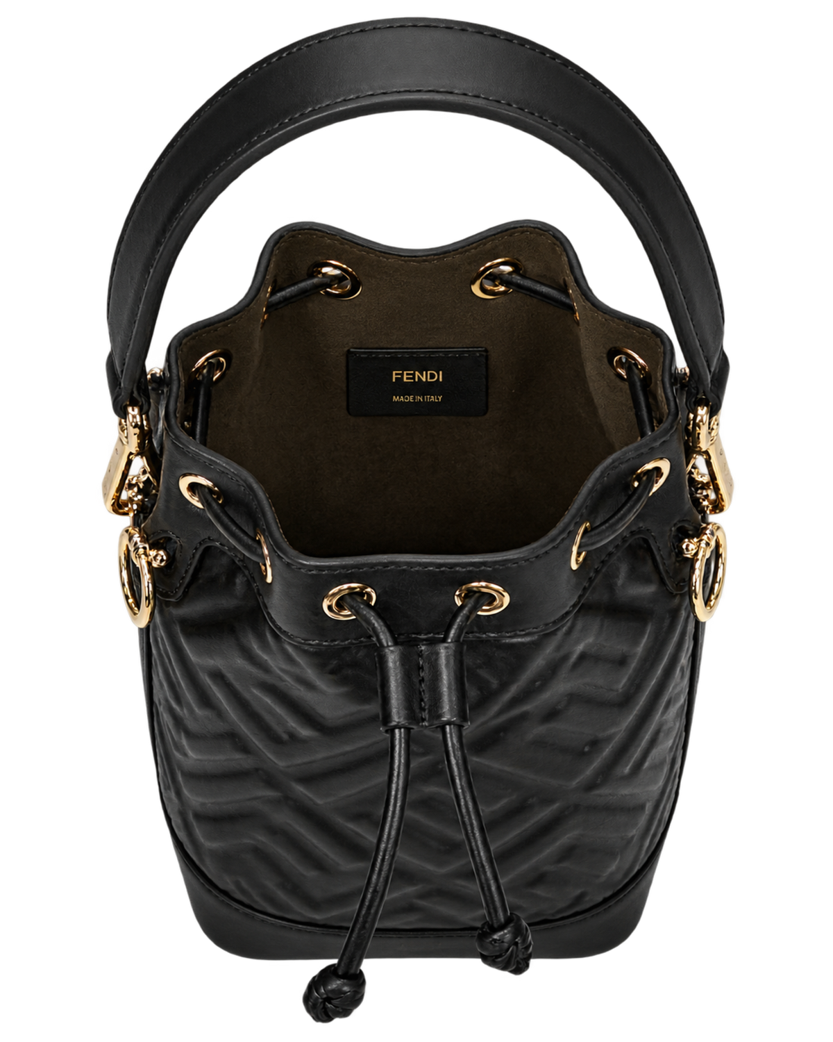 Black Mon Tresor Mini Bucket Bag