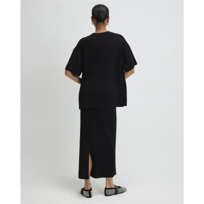 Black Premium Maxi Skirt