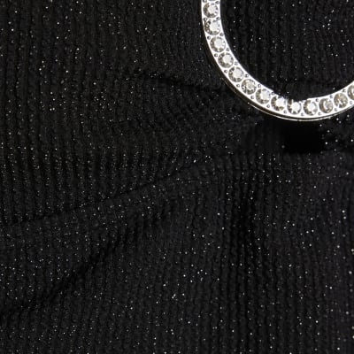 Black Shaping Embellished Swimsuit