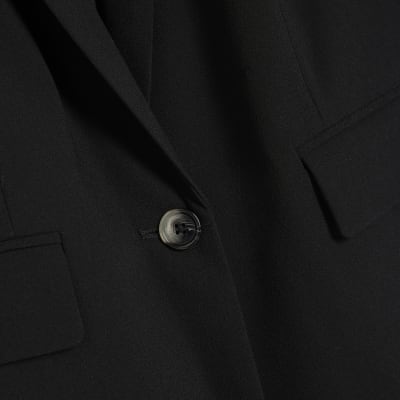 Black Single Breasted Blazer