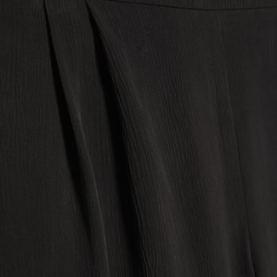 Black Straight Leg Trousers