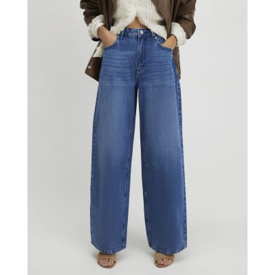 Blue Baggy Fit Jeans