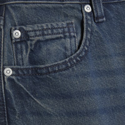 Blue Classic Barrel Jeans