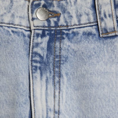Blue Denim Casual Shorts