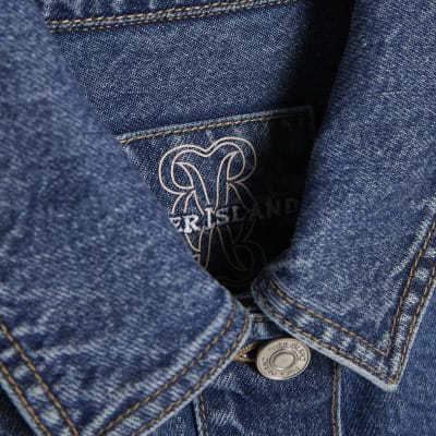 Blue Denim Long Sleeve Pocket Jacket