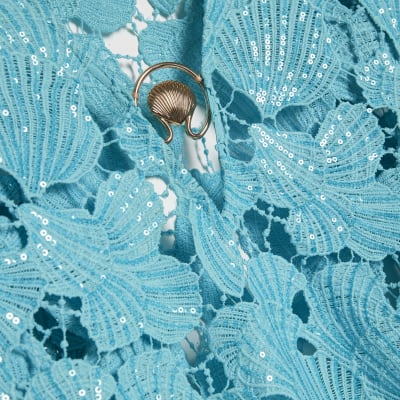 Blue Lace Shell Beach Tunic