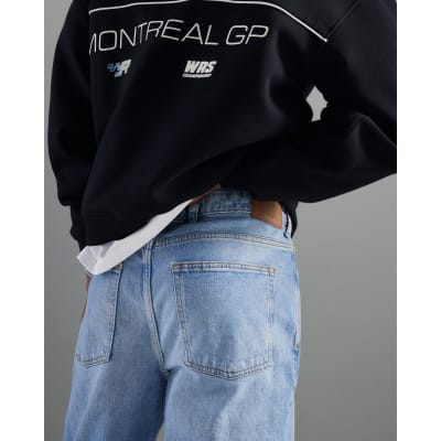 Blue Light Straight Fit Jeans
