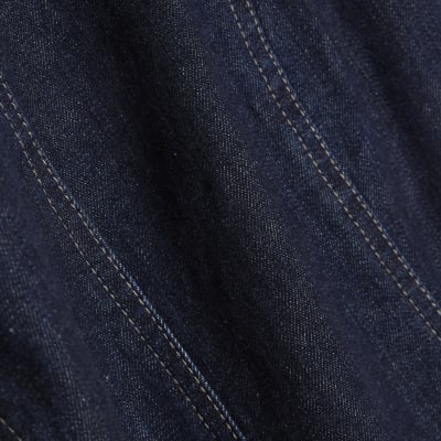 Blue Sculpt Bodycon Denim Midi Dress