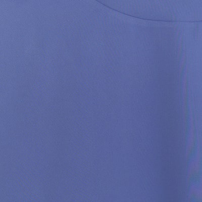 Blue Turn Back Drape Sleeve T-Shirt