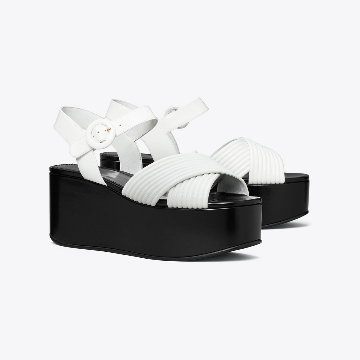 Bombe Cross-Strap Platform Sandal