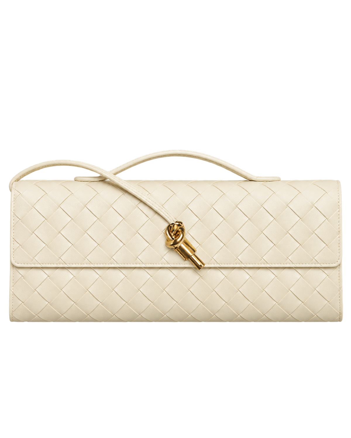 BOTTEGA VENETA Andiamo Top Handle Long Clutch