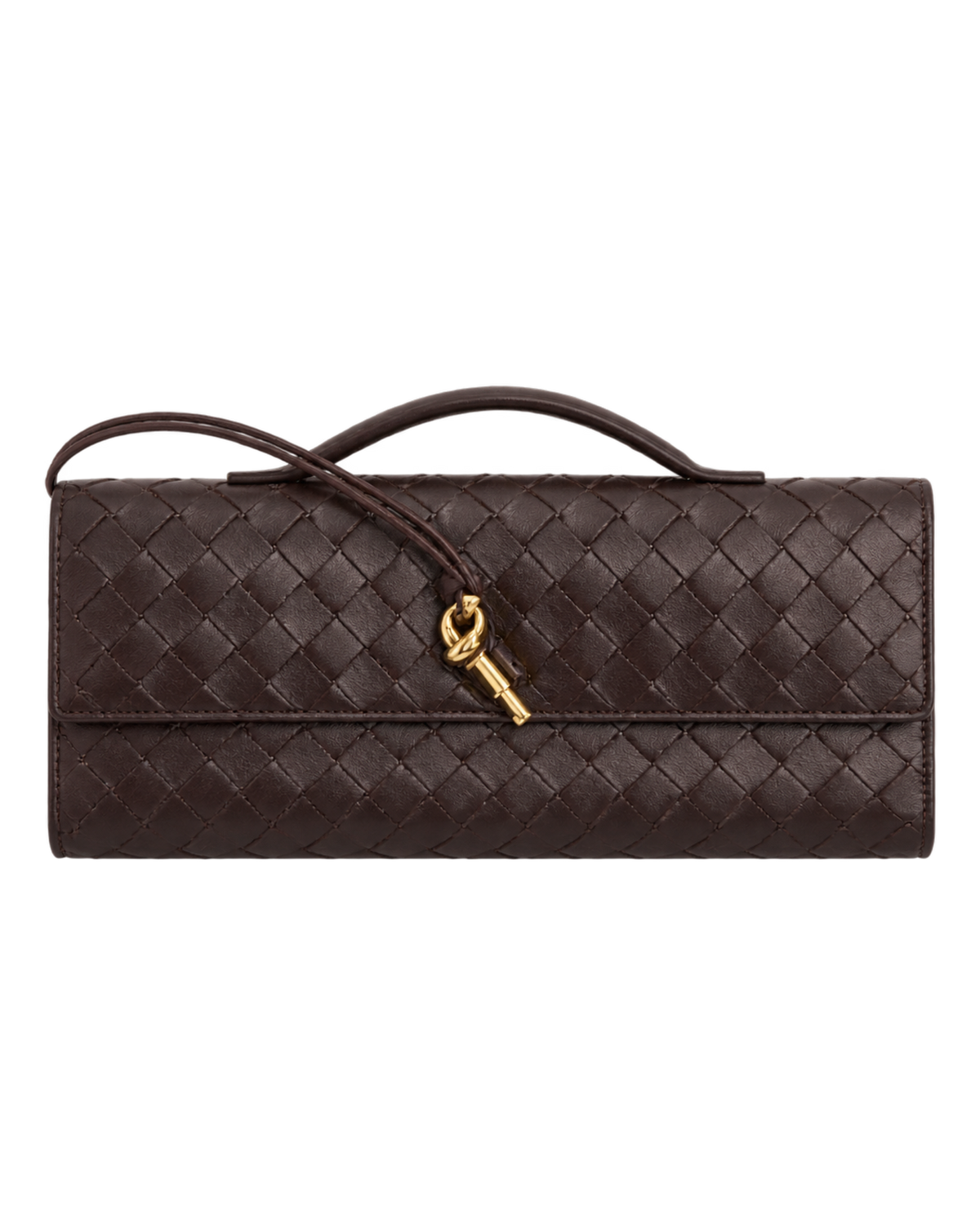 BOTTEGA VENETA Andiamo Top Handle Long Clutch