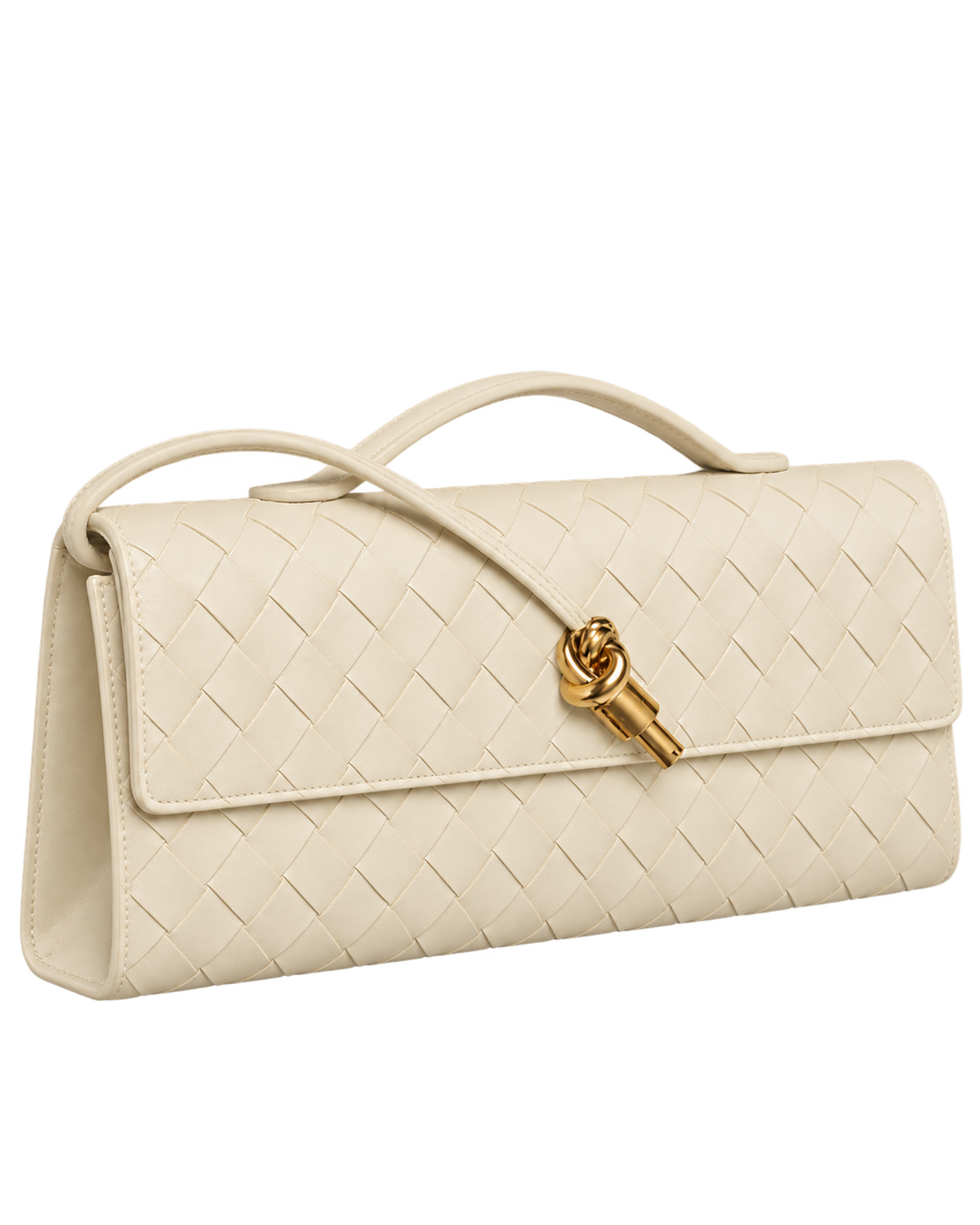 BOTTEGA VENETA Andiamo Top Handle Long Clutch