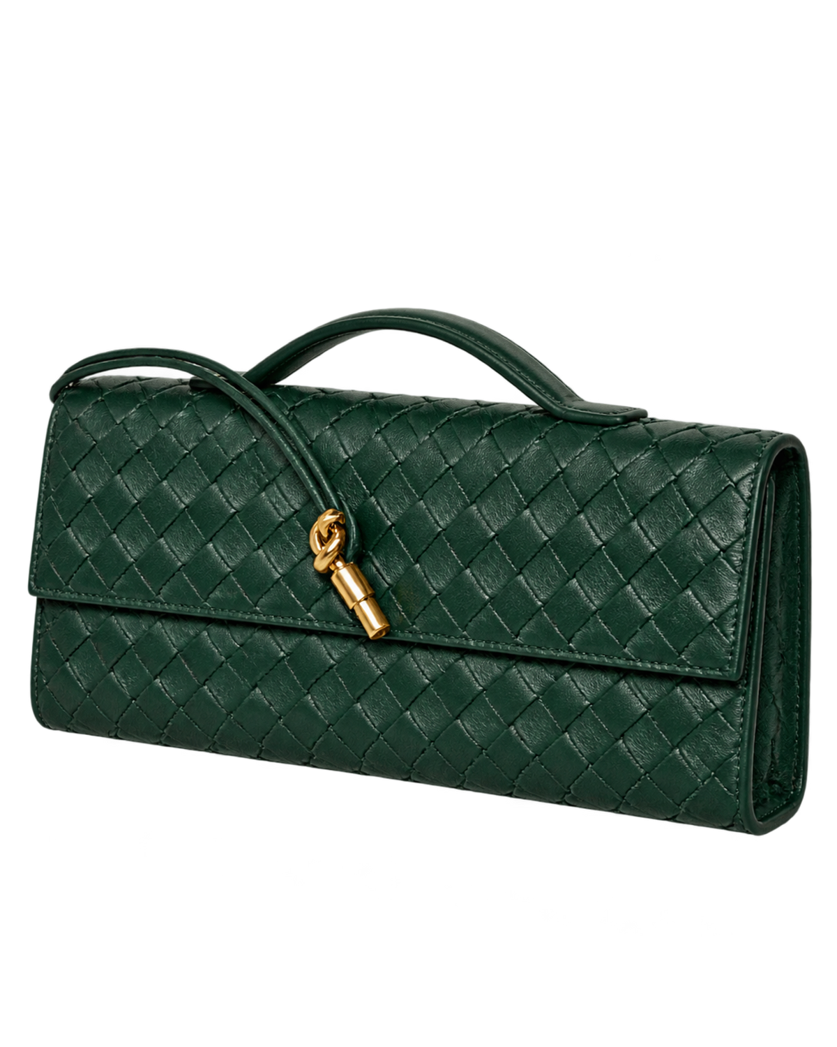 BOTTEGA VENETA Andiamo Top Handle Long Clutch