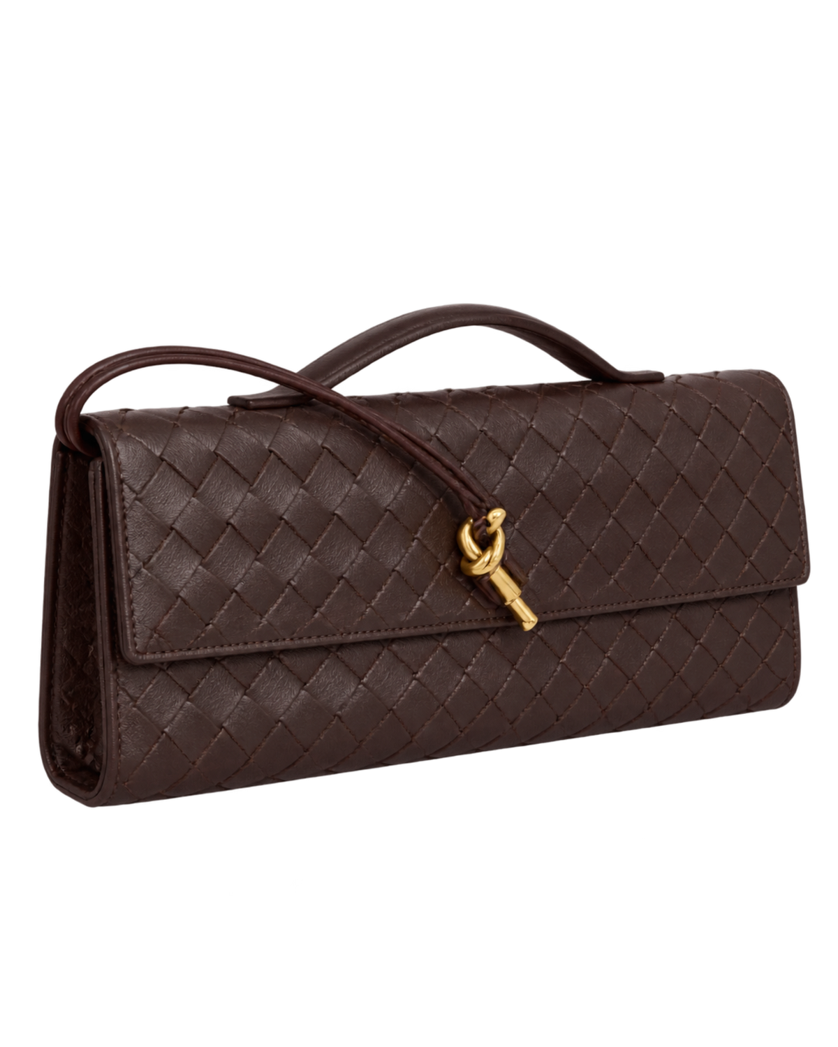 BOTTEGA VENETA Andiamo Top Handle Long Clutch