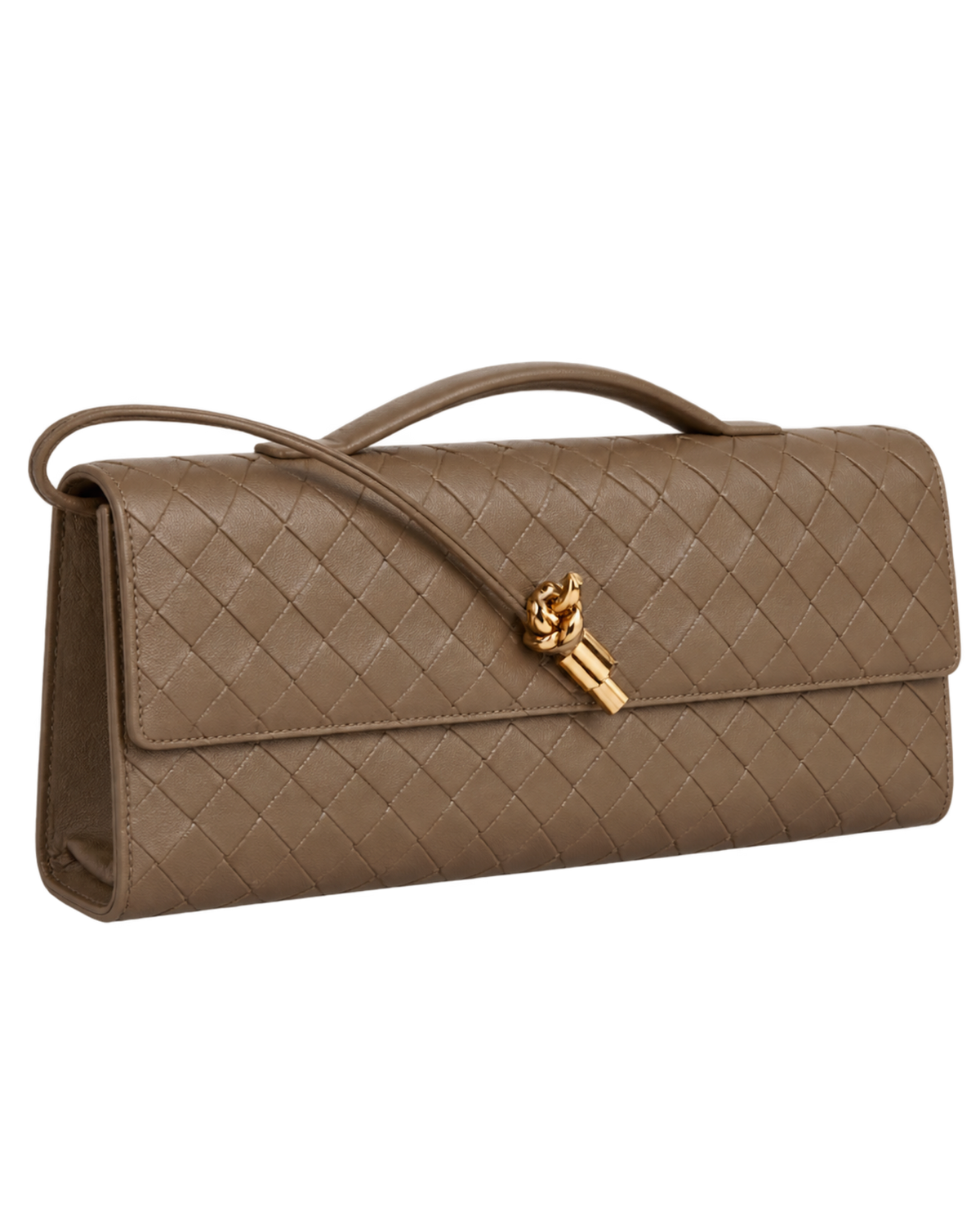 BOTTEGA VENETA Andiamo Top Handle Long Clutch