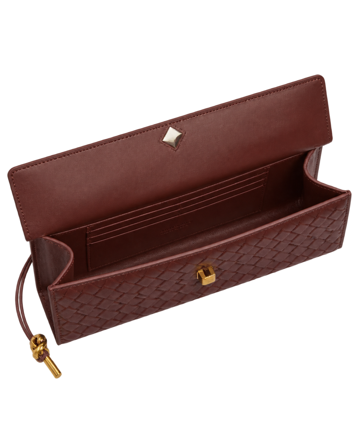 BOTTEGA VENETA Andiamo Top Handle Long Clutch