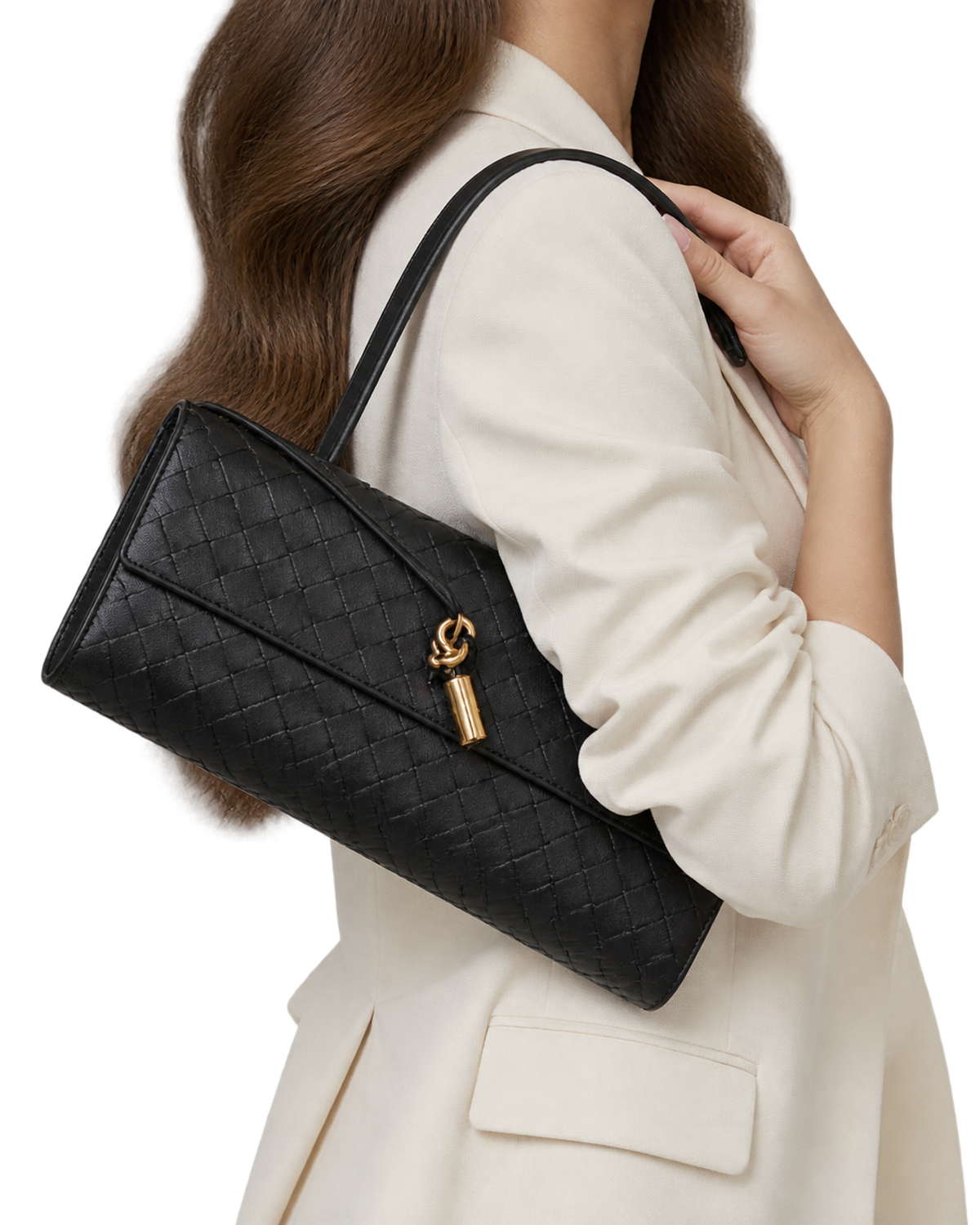 BOTTEGA VENETA Andiamo Top Handle Long Clutch