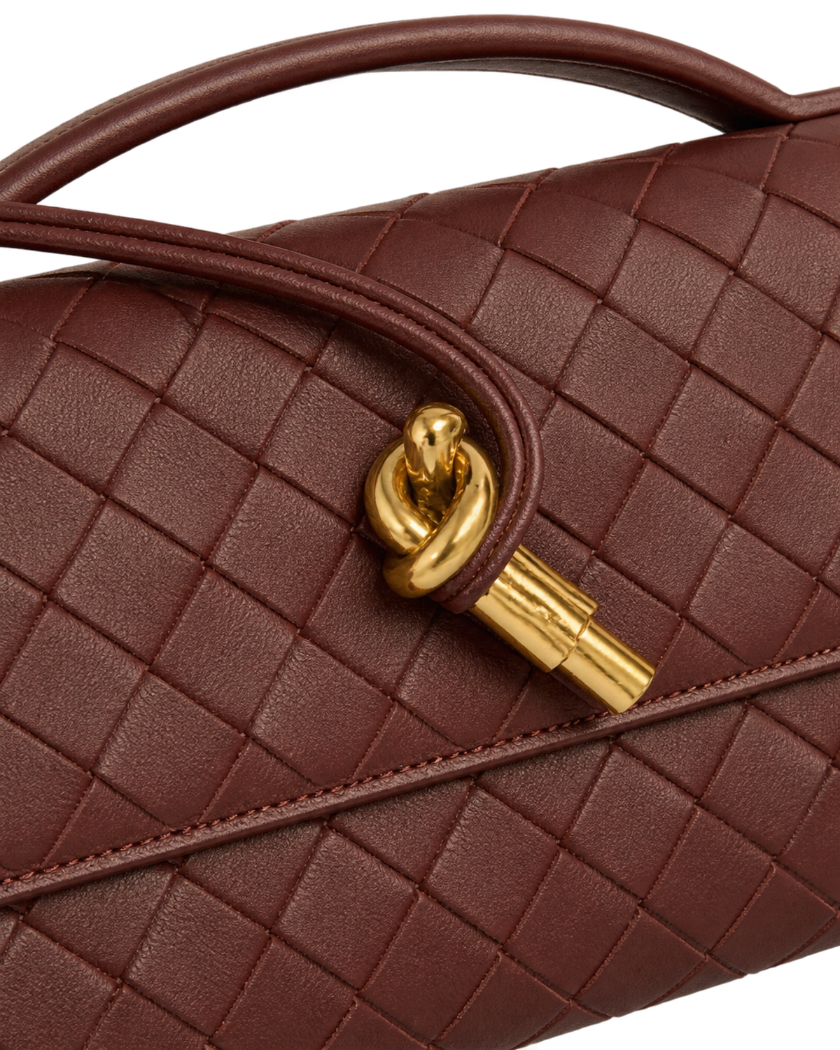 BOTTEGA VENETA Andiamo Top Handle Long Clutch