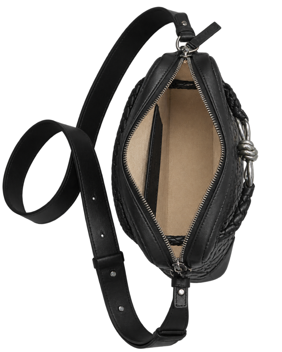 Bottega Veneta Andiamo Zipped Messenger Bag