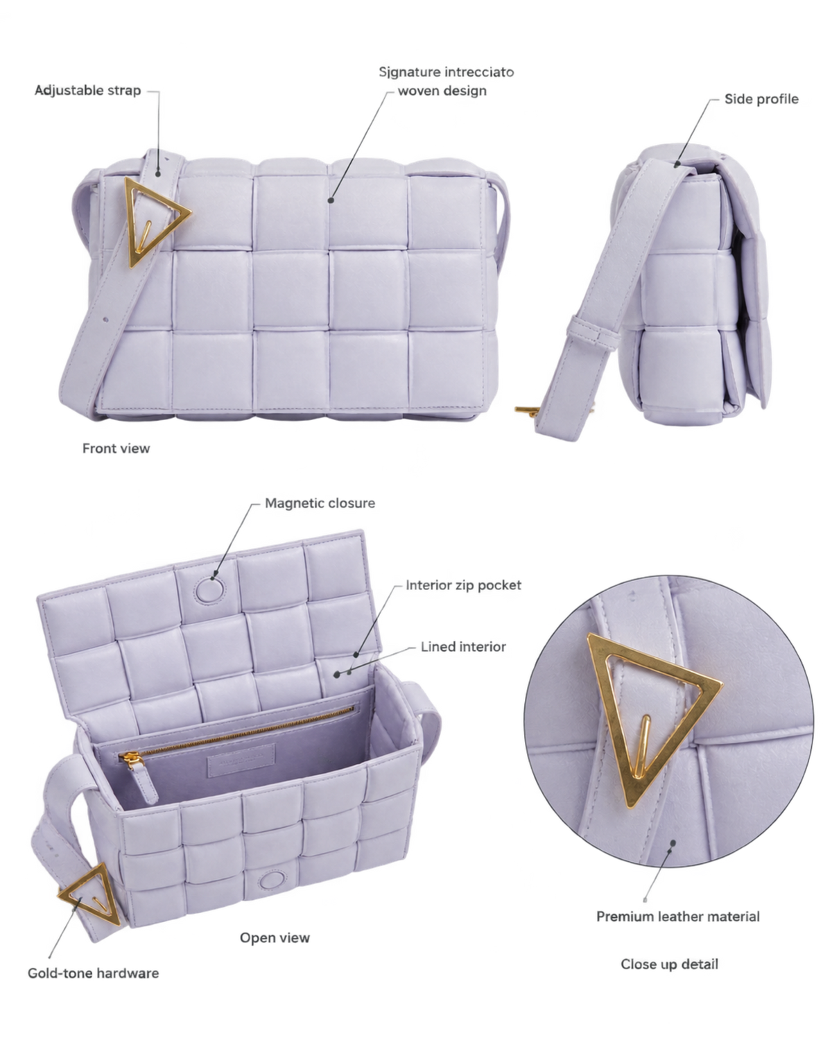 Bottega Veneta Lined Cassette Cross Body Bag