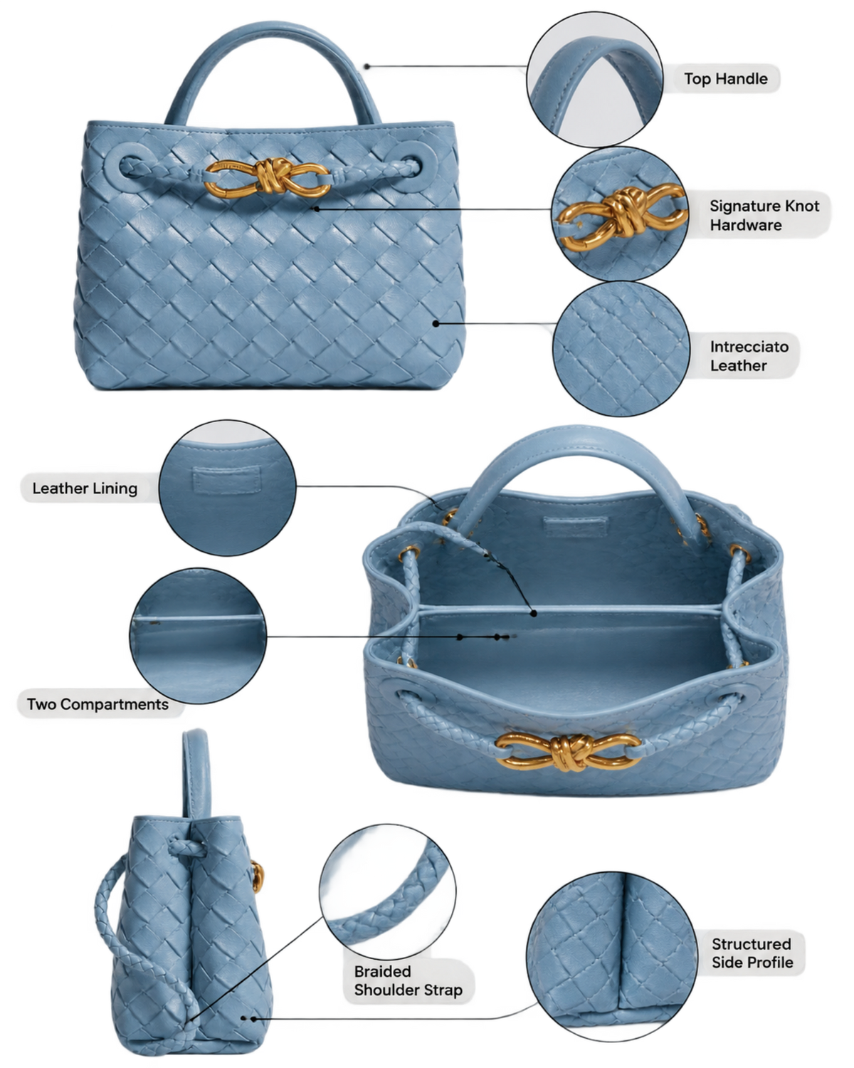 Bottega Veneta Mini Andiamo