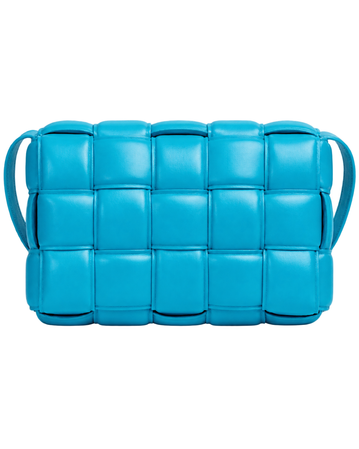Bottega Veneta Padded Intreccio Cassette Crossbody Bag Pool