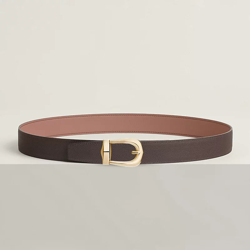 Bride d'Apparat belt buckle & Reversible leather strap 32 mm