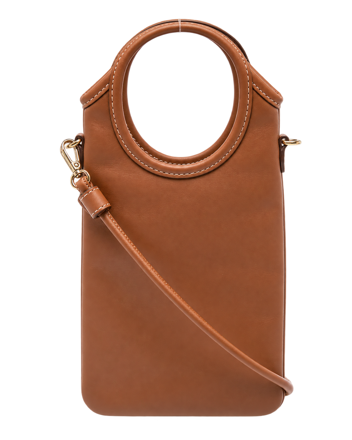 Brown Logo Mini Tote