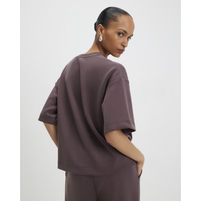 Brown Premium Boxy T-Shirt