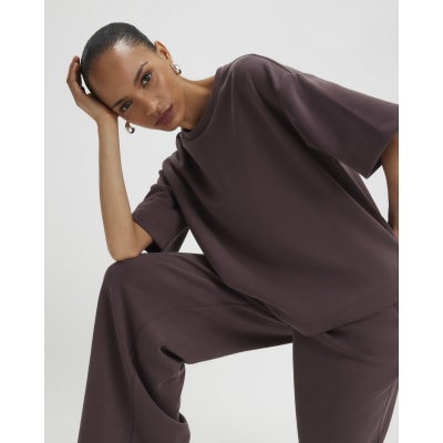 Brown Premium Boxy T-Shirt