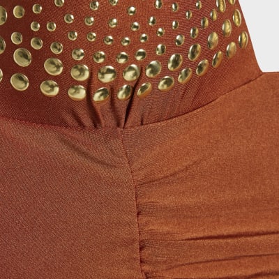 Brown Shaping Stud Swimsuit