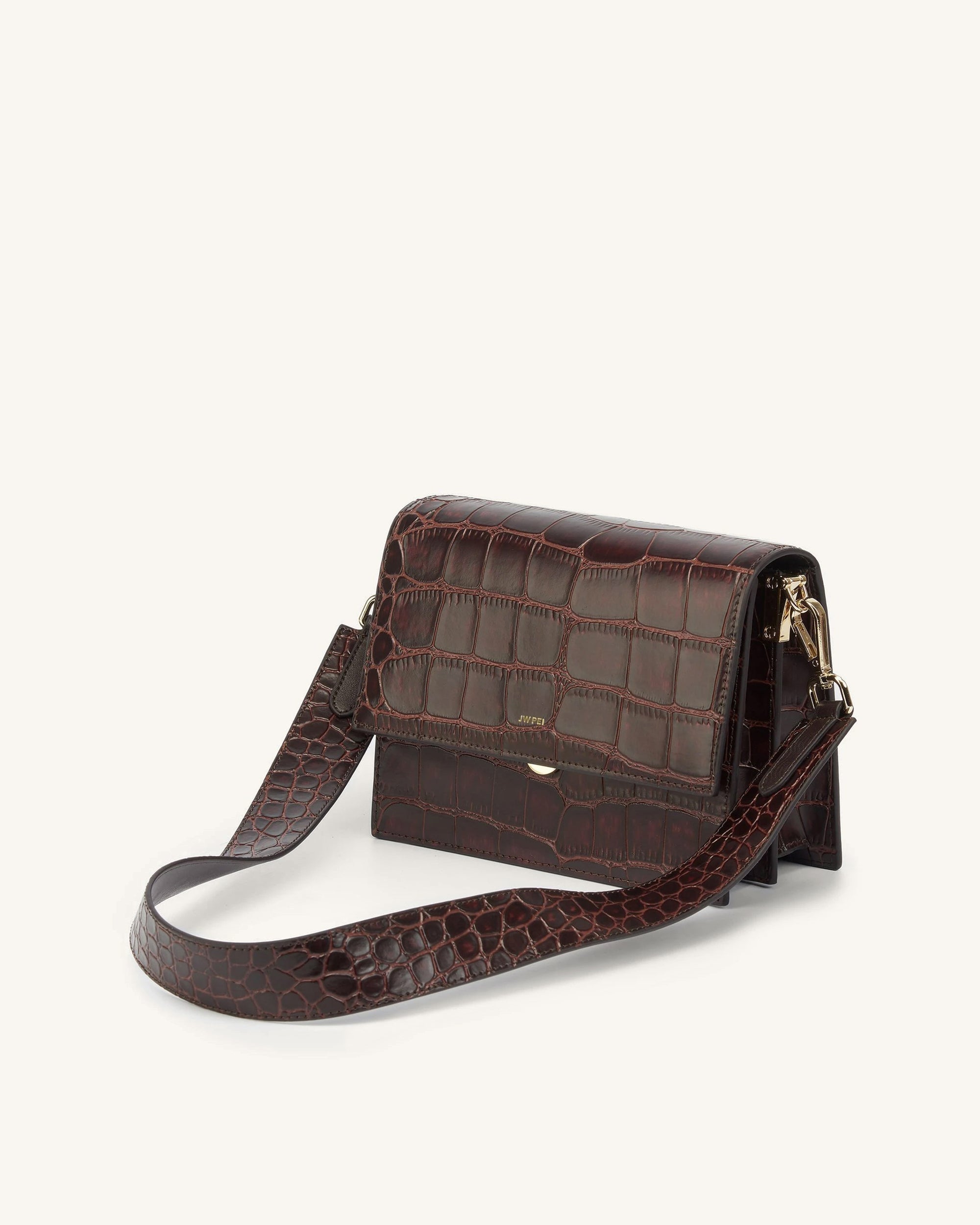 Mini Flap Crossbody - Black