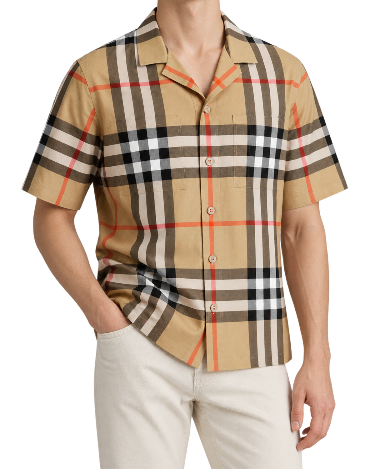 Burberry Beige Nova Check Shirt