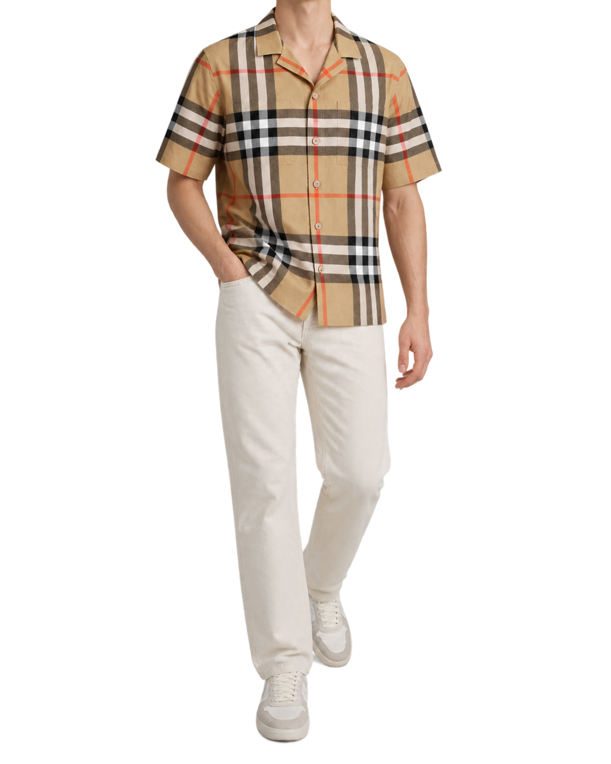Burberry Beige Nova Check Shirt