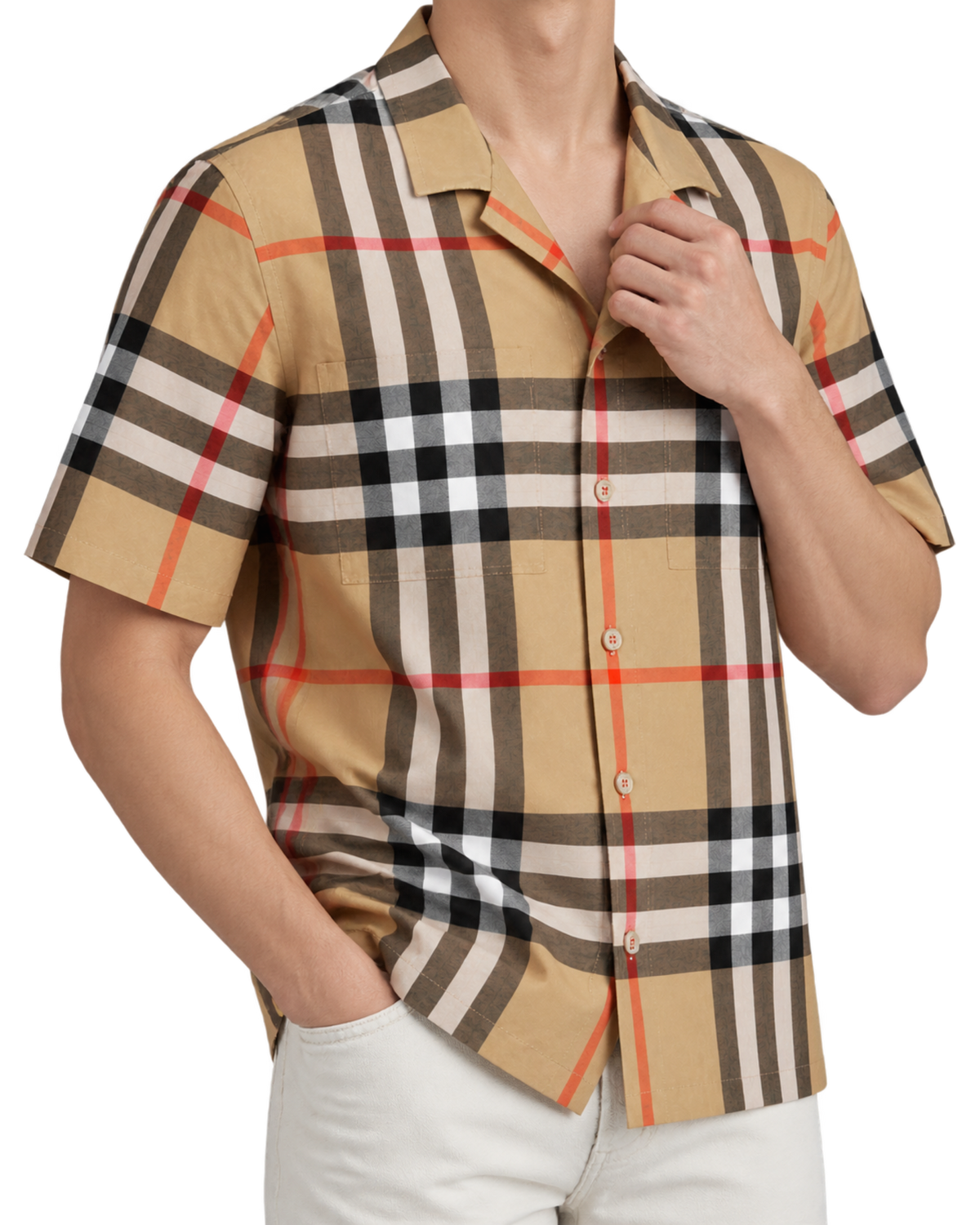 Burberry Beige Nova Check Shirt